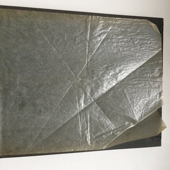 Vintage Japanese Black Lacquer Pagoda Hand Painted Photo Album Scrap Book - Picture 9 of 11